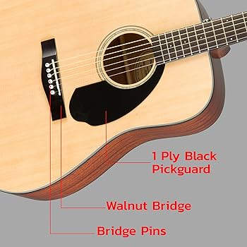 Amazon.com: Fender CD-60S Solid Top Dreadnought Acoustic